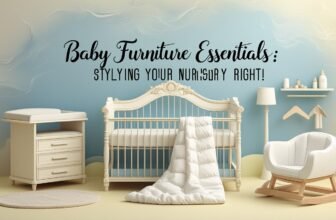 Baby Furniture Essentials: Styling Your Nursery Right!